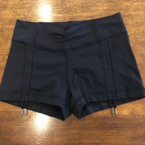 Lululemon Spandex Shorts With Cinched Detail